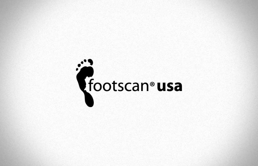 Footscan USA White Black Logo