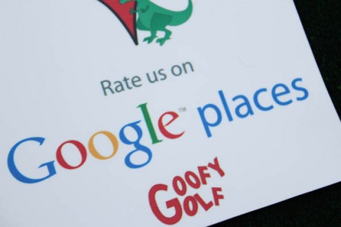 Goofy Golf Google Places